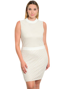 The Brianna Ivory Classic Dress