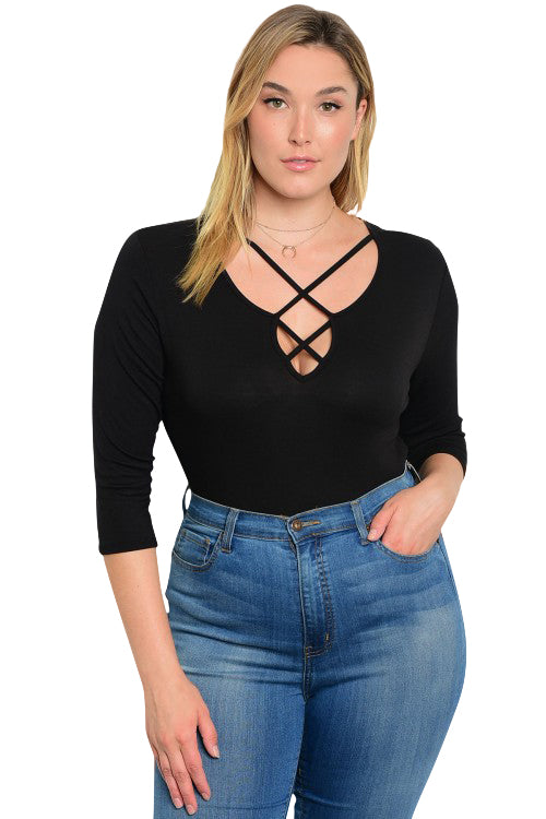 The Kendra Lace Up Bodysuit